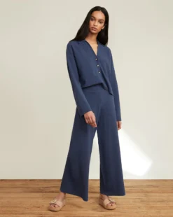 Veronica Beard Clothing Norita Wide-Leg Pant