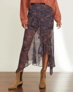 Veronica Beard Clothing Trixie Midi Skirt