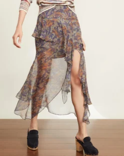 Veronica Beard Clothing Trixie Midi Skirt