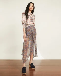 Veronica Beard Clothing Trixie Midi Skirt