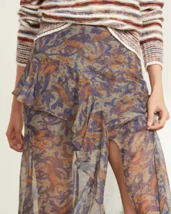 Veronica Beard Clothing Trixie Midi Skirt