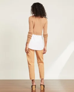 Veronica Beard Rocha Mixed-Media Pullover Clothing 6 Veronica Beard Rocha Mixed-Media Pullover Clothing