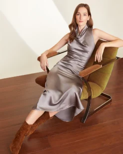 Veronica Beard Kura Satin Dress Clothing 10 Veronica Beard Kura Satin Dress Clothing