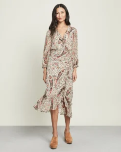 Veronica Beard Derby Paisley Dress Clothing