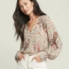 Veronica Beard Marion Paisley Top