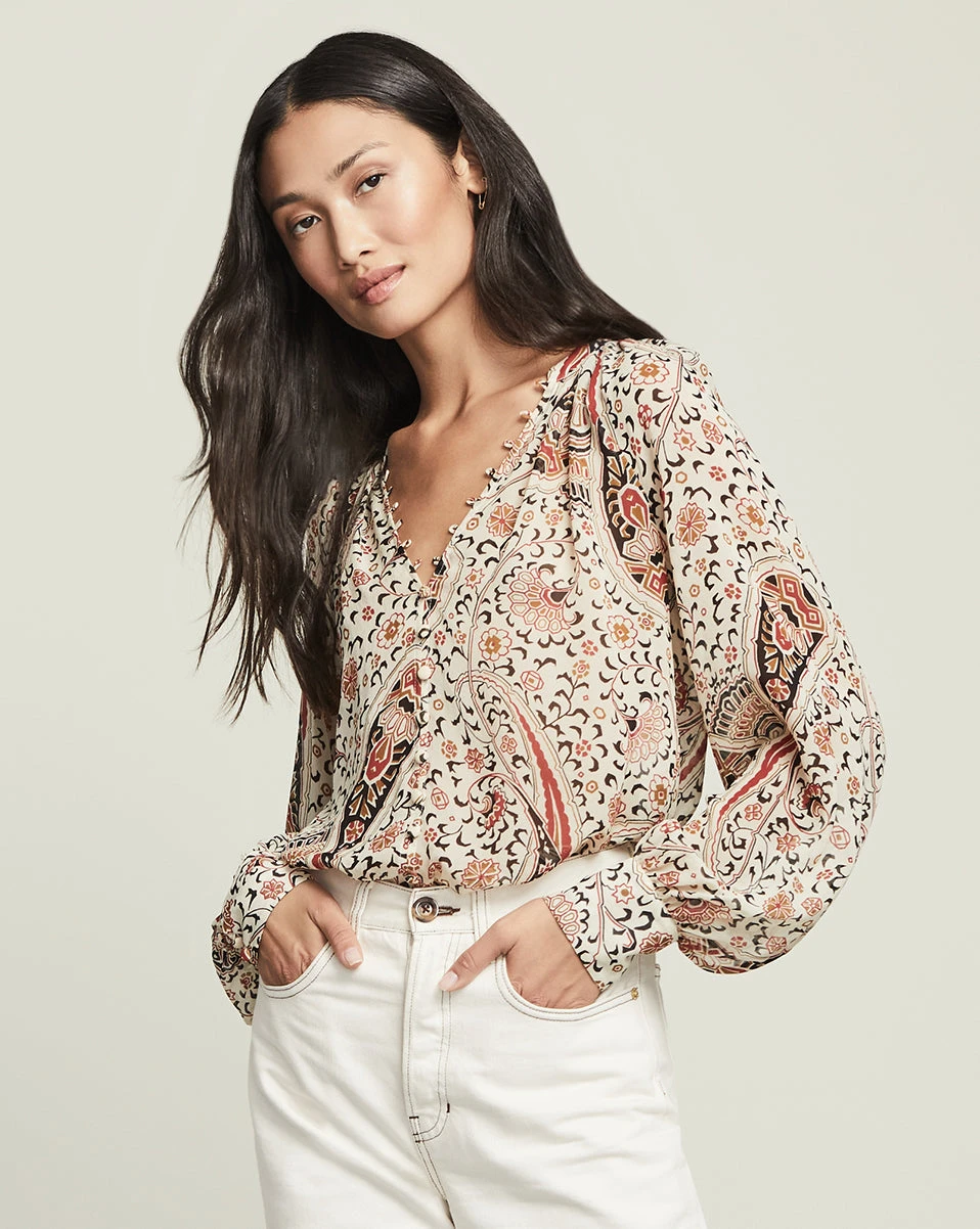 Veronica Beard Marion Paisley Top Veronica Beard Marion Paisley Top
