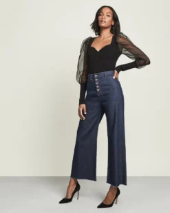 Veronica Beard Finian Mixed-Media Top