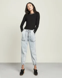 Veronica Beard Clothing Kinnie Ribbed Pullover