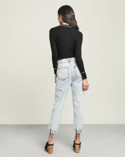 Veronica Beard Clothing Kinnie Ribbed Pullover