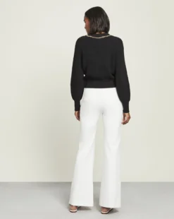 Veronica Beard Wara Chain-Detail Pullover Clothing