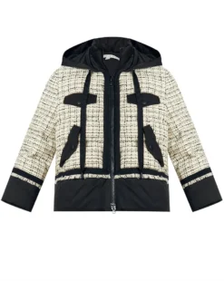 Veronica Beard Camrose Tweed Puffer Jacket Clothing
