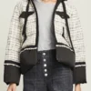 Veronica Beard Camrose Tweed Puffer Jacket Clothing