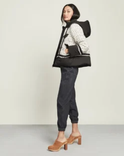 Veronica Beard Camrose Tweed Puffer Jacket Clothing