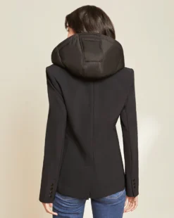 Veronica Beard Quilted Hoodie Dickey Clothing