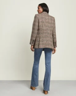 Veronica Beard Oria Glen Plaid Dickey Jacket