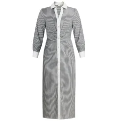 Veronica Beard Clothing Cita Midi Shirtdress