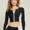 Veronica Beard Clothing Misali Rashguard Top