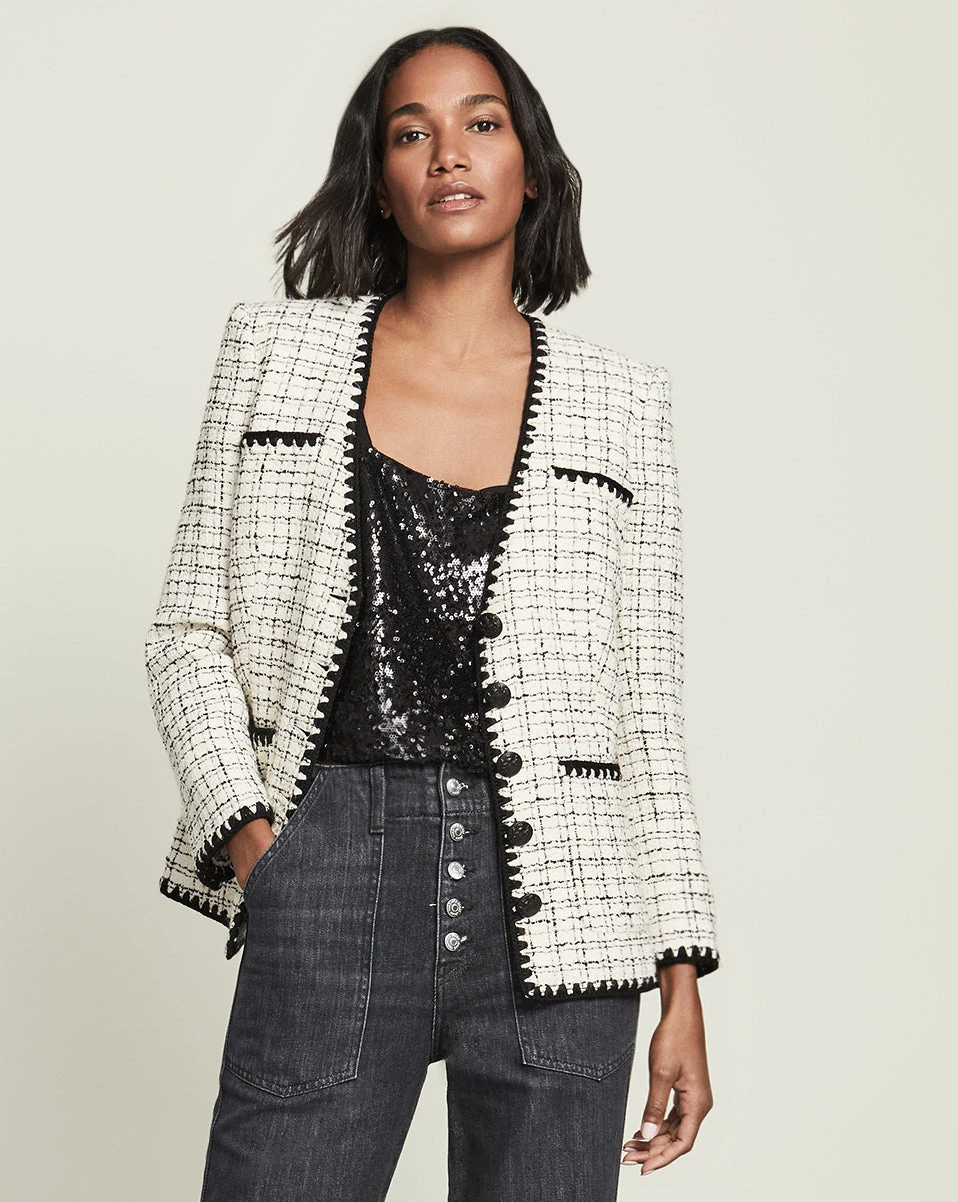 Veronica Beard Albia Tweed Jacket Clothing Veronica Beard Albia Tweed Jacket Clothing