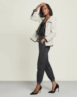 Veronica Beard Albia Tweed Jacket Clothing 4 Veronica Beard Albia Tweed Jacket Clothing