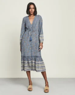 Veronica Beard Kameya Midi Dress