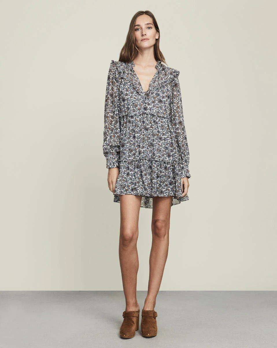 Veronica Beard Clothing Savile Boho-Floral Dress Veronica Beard Clothing Savile Boho-Floral Dress