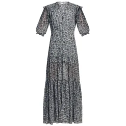 Veronica Beard Nitza Boho-Floral Maxi Dress