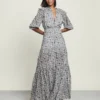 Veronica Beard Nitza Boho-Floral Maxi Dress 1 Veronica Beard Nitza Boho-Floral Maxi Dress