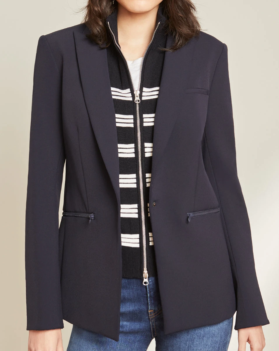 Veronica Beard Clothing Persah Striped Dickey Veronica Beard Clothing Persah Striped Dickey