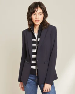 Veronica Beard Clothing Persah Striped Dickey