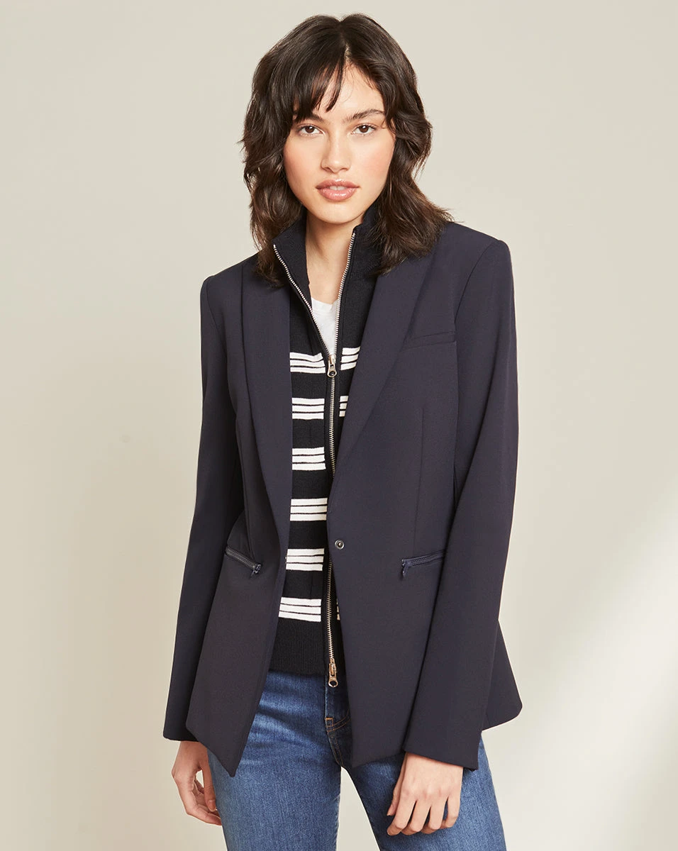 Veronica Beard Clothing Persah Striped Dickey Veronica Beard Clothing Persah Striped Dickey