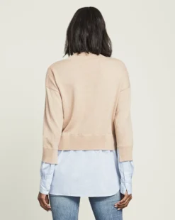 Veronica Beard Beri Mixed-Media Pullover Clothing 11 Veronica Beard Beri Mixed-Media Pullover Clothing