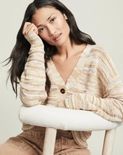 Veronica Beard Goliad Space-Dyed Cardigan