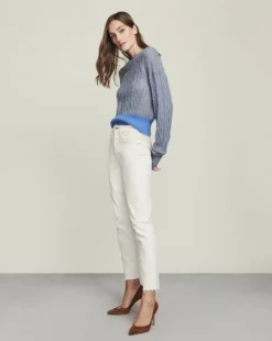 Veronica Beard Riola Cable-Knit Sweater