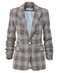 Veronica Beard Martel Plaid Dickey Jacket