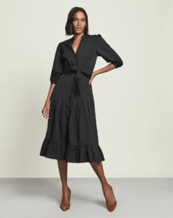 Veronica Beard Izie Midi Dress Clothing