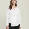 Veronica Beard Clothing Rosamund Wrap Shirt