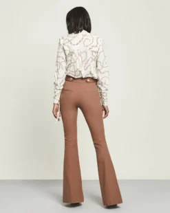 Veronica Beard Clothing Remi Chain-Print Blouse