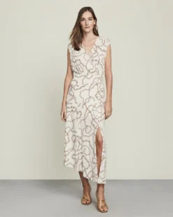 Veronica Beard Clothing Wixson Chain-Print Dress