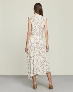 Veronica Beard Clothing Wixson Chain-Print Dress