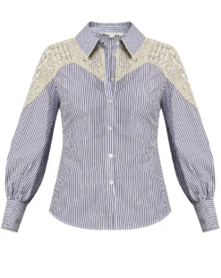 Veronica Beard Clothing Sachse Button-Down Top 6 Veronica Beard Clothing Sachse Button-Down Top