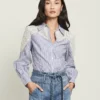 Veronica Beard Clothing Sachse Button-Down Top 2 Veronica Beard Clothing Sachse Button-Down Top