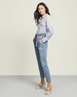 Veronica Beard Clothing Sachse Button-Down Top 4 Veronica Beard Clothing Sachse Button-Down Top