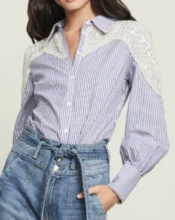 Veronica Beard Clothing Sachse Button-Down Top 5 Veronica Beard Clothing Sachse Button-Down Top