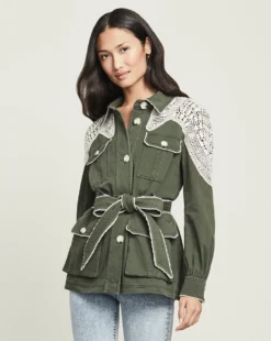 Veronica Beard Vanna Army Jacket