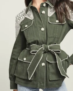 Veronica Beard Vanna Army Jacket