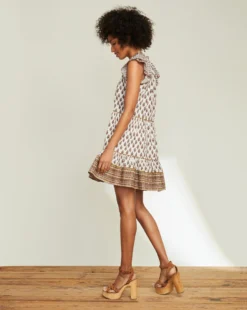 Veronica Beard Amoura Boho-Floral Minidress