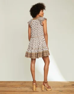 Veronica Beard Amoura Boho-Floral Minidress