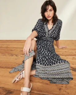 Veronica Beard Alessandra Boho-Floral Dress Clothing