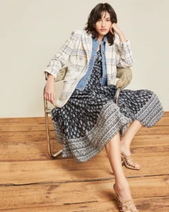 Veronica Beard Clothing Beacon Oversized Plaid Dickey Jacket 7 Veronica Beard Clothing Beacon Oversized Plaid Dickey Jacket