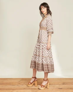 Veronica Beard Alessandra Boho-Floral Dress Clothing